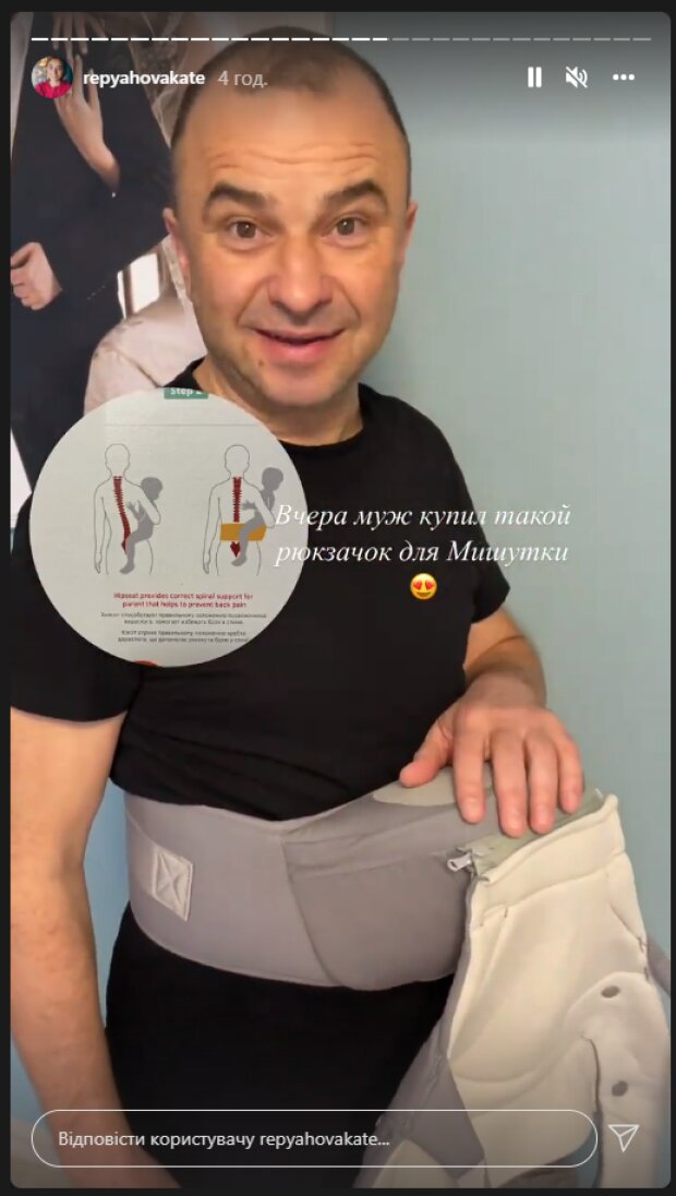 Виктор Павлик показал лайфхак, как обойтись без коляски для ребенка ...