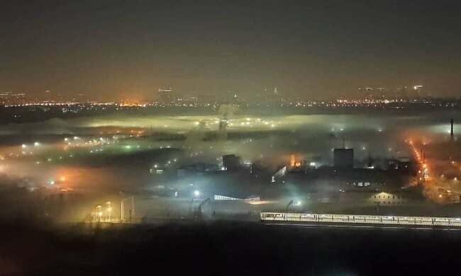 Туман. Фото: телеграм-портал Baza.