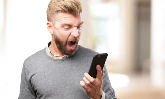 Смартфон, злость