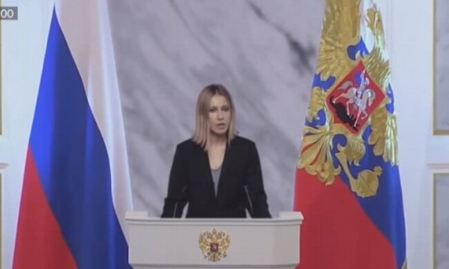 Собчак прикинулася Путіним (відео)