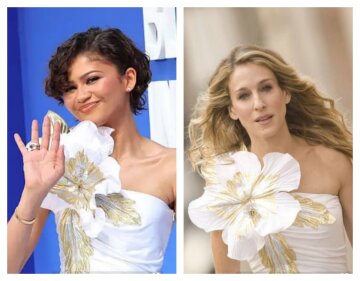 Зендея в легендарном платье Кэрри Брэдщеу