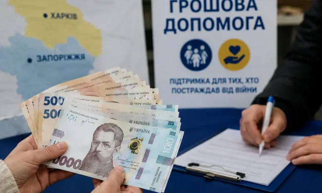 Грошова допомога: реєстрація у Запоріжжі та Харкові