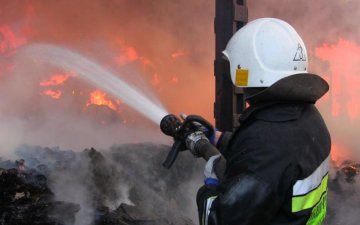 Мать с двумя детьми сгорели в собственном доме