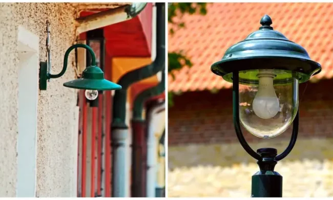 Свет на крыльце, электроэнергия, дом, двор. Фото Главред