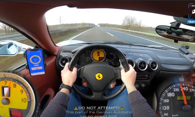 F430, скриншот видео