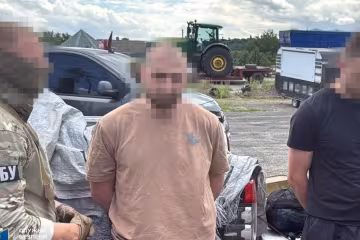 Затримання торговця трофейною зброєю у Києві