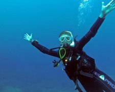 Киевский переход стал доступен только аквалангистам