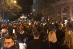 Протести в Неаполі, скріншот: YouTube