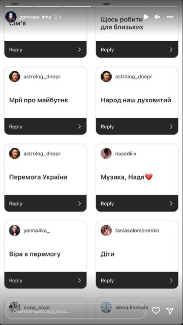 Ирина Горовая, скриншот: Instagram Stories