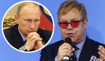 Путина не пустили к Элтону Джону