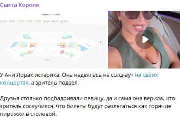 Ані Лорак залишилася без глядачів