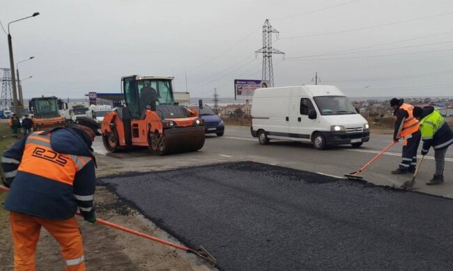 Ремонт дороги Одеса – Білгород-Дністровський – Монаші
