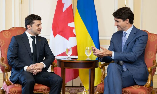 Владимир Зеленский и Джастин Трюдо / фото: сайт президента Украины
