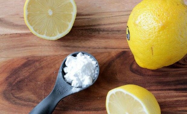 Сода и лимон, фото mamamoet