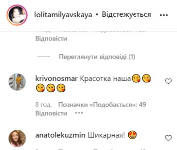 Коментарі, instagram.com/lolitamilyavskaya