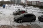 водитель сбил мать с коляской, скриншот с видео