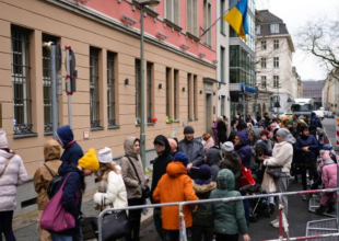 Українські біженці в Німеччині, скріншот: YouTube