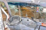 В Запорожье маршрутка влетела в столб фото: zp.npu.gov.ua