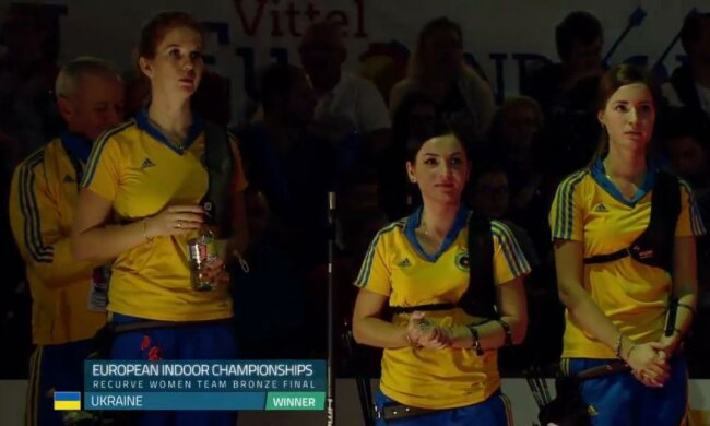 Українські лучниці здобули бронзу чемпіонату Європи, перемігши росіянок