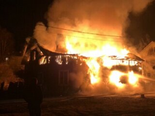 пожежа в російському в місті Виборг, скріншрт з відео