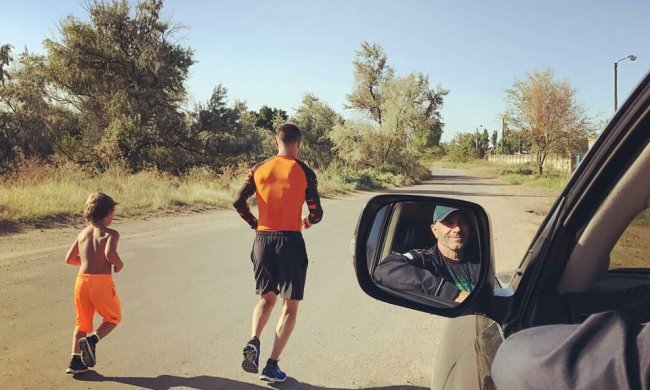 Василь Ломаченко з сином Анатолієм