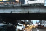 У Києві руйнується Дегтярівський шляхопровід, фото: ТСН