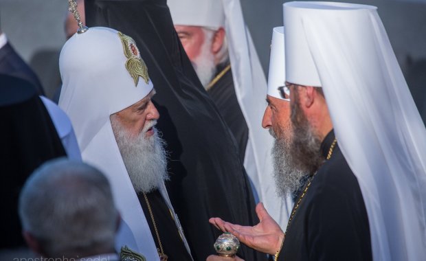 Патріарх РПЦ Кирило і глава УПЦ МП Онуфрій