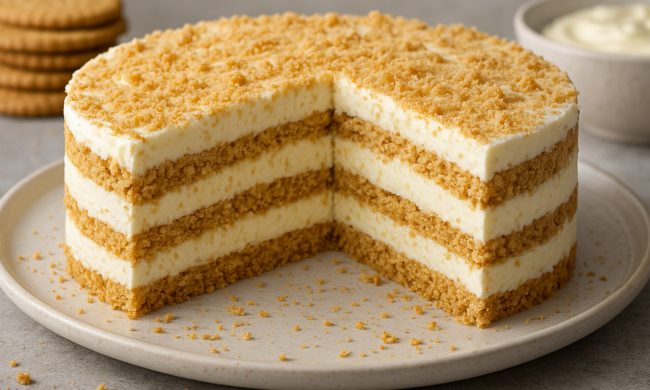 Торт без выпечки и яиц, изображение: Знай.ua