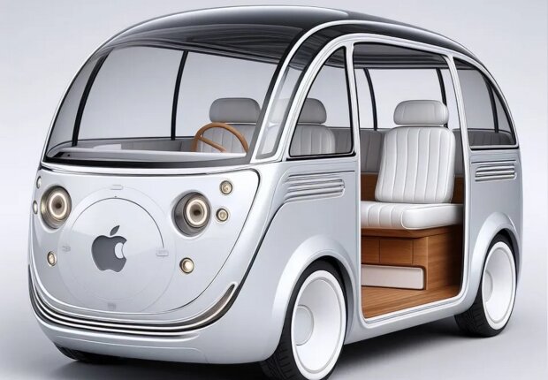 Автомобиль от Apple, фото: Meta Al