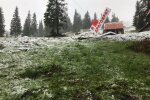 Снег в горах, фото Черногорский поисково-спасательный пост