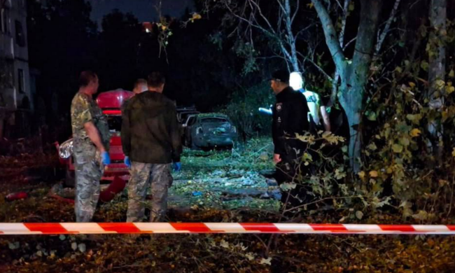 Наслідки атаки рф на Київ, Оболонський район, зображення: Нацполіція