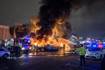 Дніпро атака дрона пожежа ТЦ
