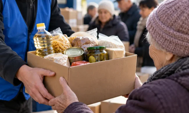 Продуктові набори від ГО "Тарілка"
