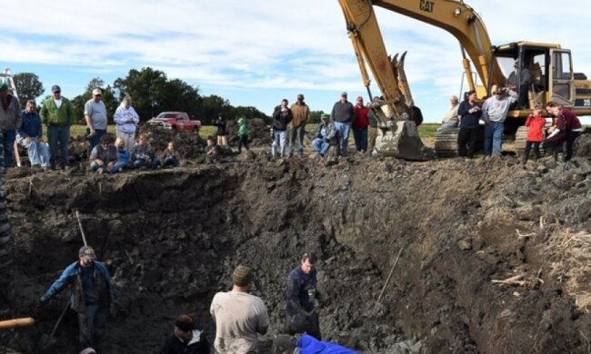 Фермер из США нашел в своем дворе кости мамонта (фото)