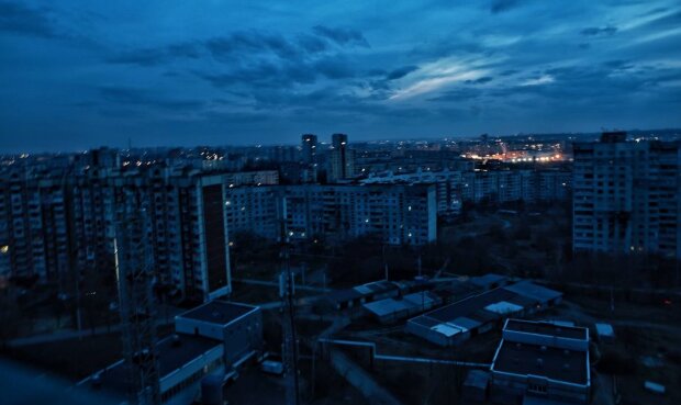Харьков без света, скриншот: Telegram