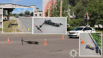 Электросамокаты на улицах города