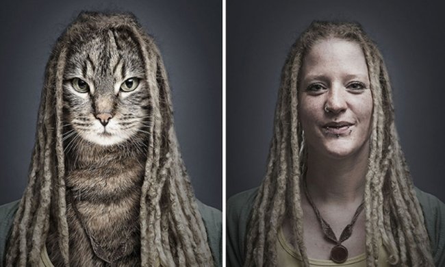 Люди з котячими обличчями: епатажний проект швейцарського дизайнера (фото)