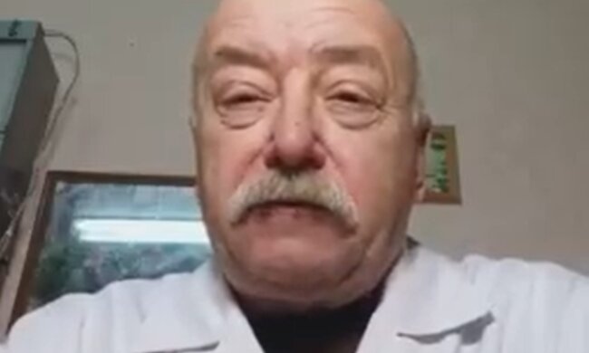 Лікар Володимир Кудімов, кадр з відео