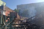 Последствия обстрела на Харьковщине, фото из соцсетей
