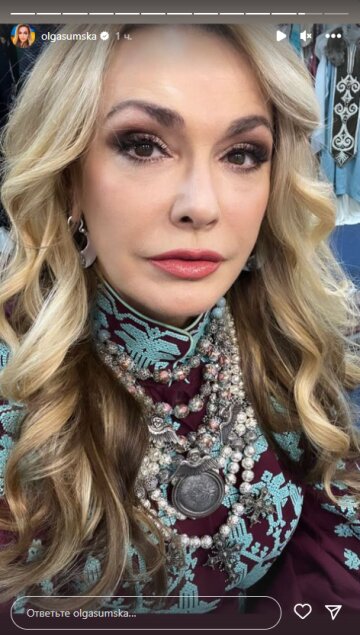Ольга Сумська, скріншот: Instagram Stories