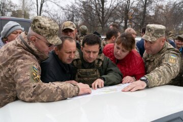 Владимир Зеленский на Донбассе