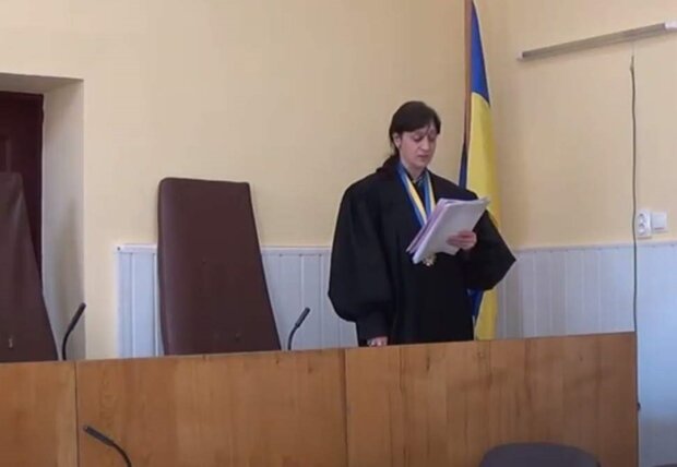 судья Мария Марусяк, скриншот с видео