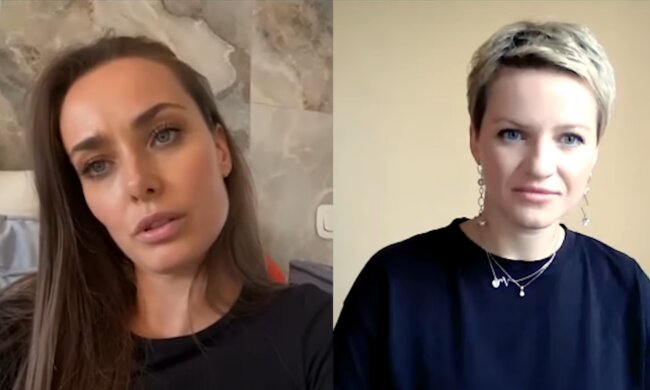 Ксенія Мішина та Аліна Доротюк, кадр з відео