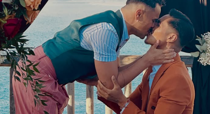 Франсиско Гомес з нареченим, фото з соцмереж