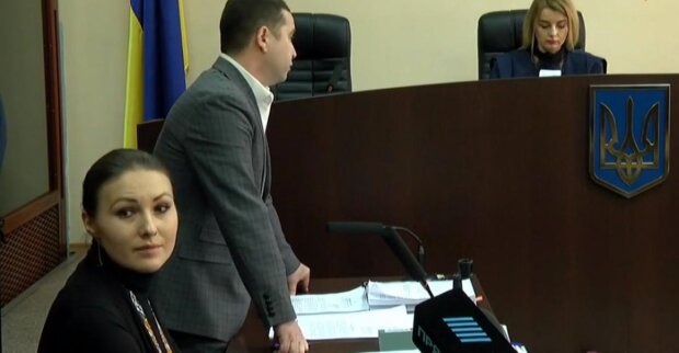 София Федина в суде, скриншот видео