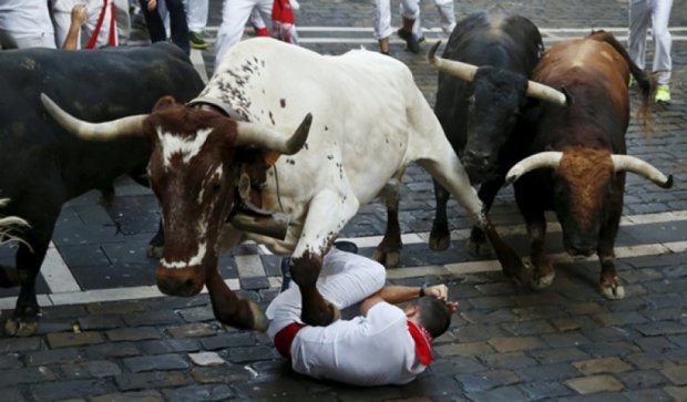 В Іспанії бики за дві хвилини скалічили 10 людей 