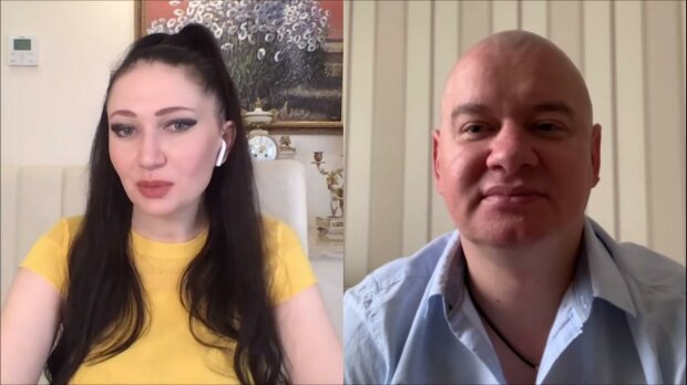 Евгений Кошевой и Алеся Бацман, скриншот с видео