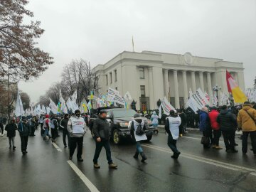 В Киеве снова митинг ФЛПов, фото: Telegram