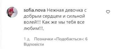 Скріншот коментарів