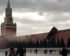 Разрушение Кремля от ветра, кадр из видео